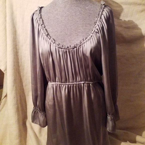 Vintage 90's baby doll silver dress - Picture 2 of 5